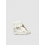 Mayoral Καλτσοπαπουτσα πλεκτα εκρού 15-09970-085 Mayoral Καλτσοπαπουτσα πλεκτα εκρού 15-09970-085