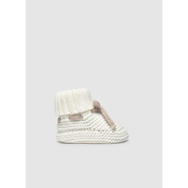 Mayoral Καλτσοπαπουτσα πλεκτα εκρού 15-09970-085