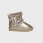 Mayoral Αυστραλιανες μποτες φοδρα γου Μπεζ μεταλλικό 15-42575-070