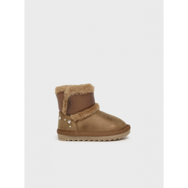 Mayoral Μποτάκια μεταλλιζέ πούλιες χαλκός 15-42635-009