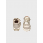 Mayoral Μποτάκια σπορ δερμάτινο συνδυασμένα μπεζ 15-42637-096