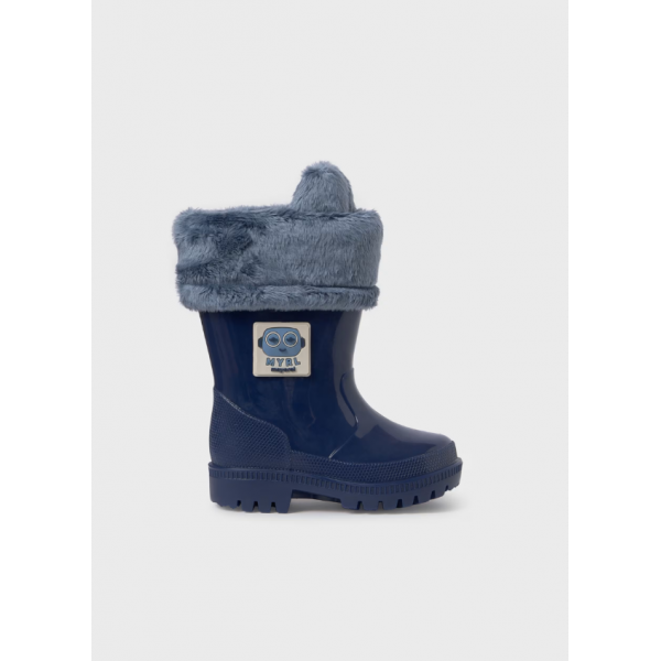 Mayoral Γαλότσες με φόδρα επένδυση μπλε 15-42655-007