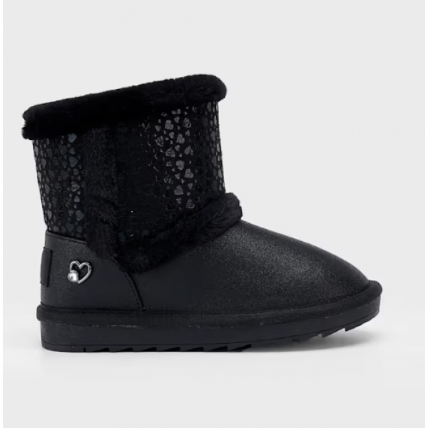 Mayoral Αυστραλιανές μπότες φόδρα γου Μαύρο μεταλλικό 15-46575-071