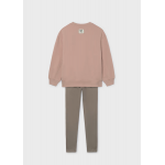 Mayoral Σετ κολαν fleece Μπεζ 16-07763-028