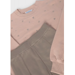 Mayoral Σετ κολαν fleece Μπεζ 16-07763-028