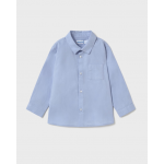 Mayoral Πουκαμισο μακρυμανικο βασικό γαλάζιο 25-00124-035 Mayoral Πουκαμισο μακρυμανικο βασικό γαλάζιο 25-00124-035