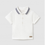 Mayoral Πολο κοντομανικο Λευκό 25-00190-036