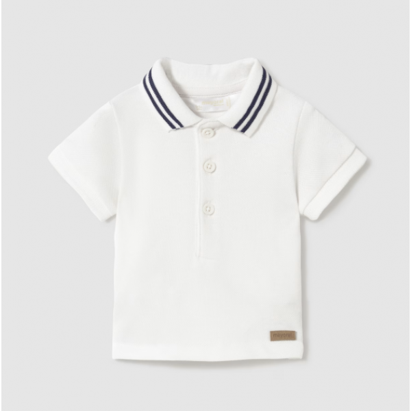 Mayoral Πολο κοντομανικο Λευκό 25-00190-036