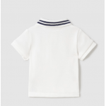 Mayoral Πολο κοντομανικο Λευκό 25-00190-036