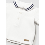 Mayoral Πολο κοντομανικο Λευκό 25-00190-036