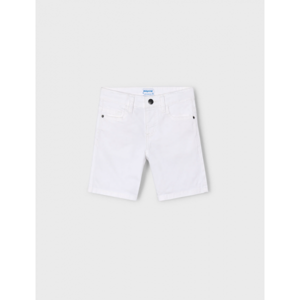 Mayoral Βερμουδα καπαρτ 5τσεπη βασικη λευκό 25-00204-046