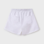 Mayoral Παντελόνι κοντό σπορ βασικό Λευκό 25-00272-040 Mayoral Παντελόνι κοντό σπορ βασικό Λευκό 25-00272-040