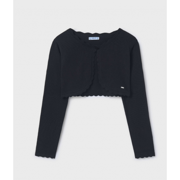 Mayoral Ζακετα πλεκτη βασική μαύρο-25-00332-055 