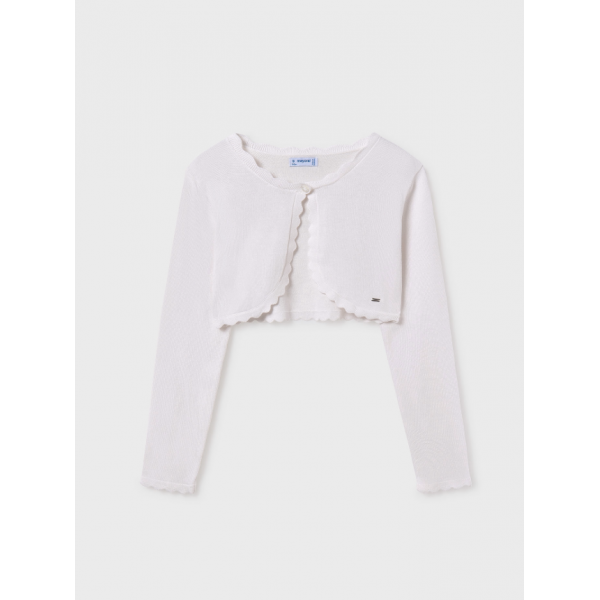 Mayoral Ζακετα πλεκτη βασική εκρού-25-00332-056