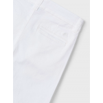 Mayoral Παντελονι καπαρτινε λοξότσεπο βασικό λευκό-25-00512-064 Mayoral Παντελονι καπαρτινε λοξότσεπο βασικό λευκό-25-00512-064