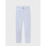 Mayoral Παντελόνι μακρύ καπαρτινέ λευκό-25-00520-044