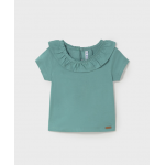 Mayoral Μπλουζα κοντομανικη βολαν σμαραγδί 25-01045-056 Mayoral Μπλουζα κοντομανικη βολαν σμαραγδί 25-01045-056