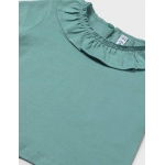 Mayoral Μπλουζα κοντομανικη βολαν σμαραγδί 25-01045-056 Mayoral Μπλουζα κοντομανικη βολαν σμαραγδί 25-01045-056