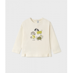 Mayoral Μπλουζα μακρυμανικη μπεζ 25-01051-070 Mayoral Μπλουζα μακρυμανικη μπεζ 25-01051-070