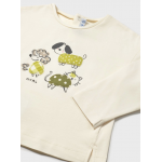 Mayoral Μπλουζα μακρυμανικη μπεζ 25-01051-070 Mayoral Μπλουζα μακρυμανικη μπεζ 25-01051-070