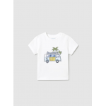 Mayoral Μπλουζα κοντ/κη play λευκό 25-01063-045 Mayoral Μπλουζα κοντ/κη play λευκό 25-01063-045