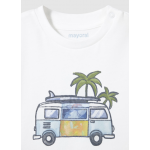 Mayoral Μπλουζα κοντ/κη play λευκό 25-01063-045 Mayoral Μπλουζα κοντ/κη play λευκό 25-01063-045