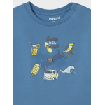 Mayoral Μπλουζα κοντ/κη play σερφ μπλε ουραν 25-01064-049 Mayoral Μπλουζα κοντ/κη play σερφ μπλε ουραν 25-01064-049