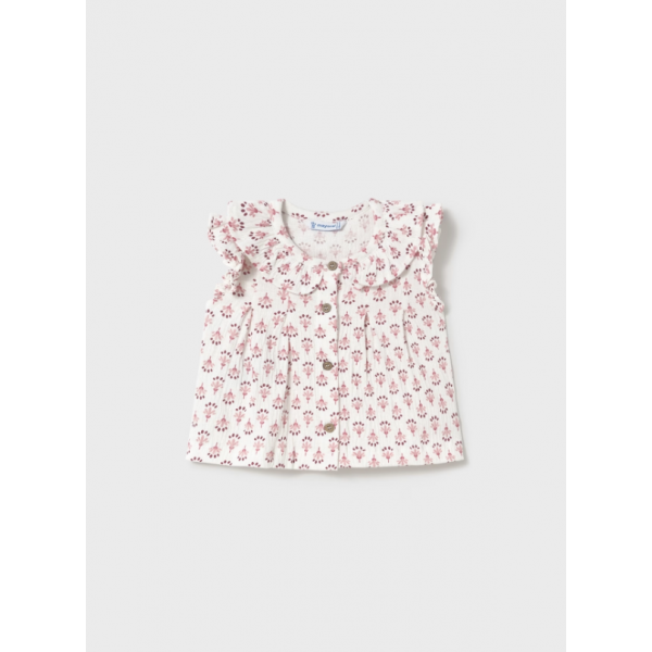 Mayoral Πουκαμισα μακο γκοφρε ροζ 25-01105-079