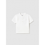Mayoral Πολο κοντομ λαιμος mao λευκό 25-01107-078 Mayoral Πολο κοντομ λαιμος mao λευκό 25-01107-078