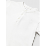 Mayoral Πολο κοντομ λαιμος mao λευκό 25-01107-078 Mayoral Πολο κοντομ λαιμος mao λευκό 25-01107-078