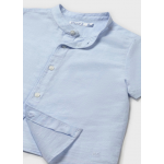 Mayoral Πουκαμισο κοντ/κο μαο λινο γαλαζ ανοιχτό 25-01110-072 Mayoral Πουκαμισο κοντ/κο μαο λινο γαλαζ ανοιχτό 25-01110-072