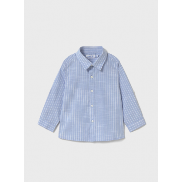 Mayoral Πουκάμισο μακρυμάνικο Στάμπα ριγέ 25-01117-094