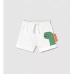 Mayoral Παντελόνι κοντό ζωάκι Λευκο 25-01210-054 Mayoral Παντελόνι κοντό ζωάκι Λευκο 25-01210-054