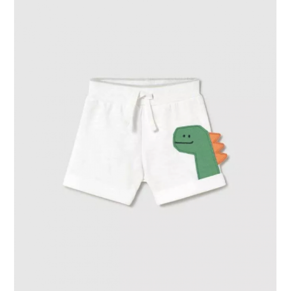 Mayoral Παντελόνι κοντό ζωάκι Λευκο 25-01210-054