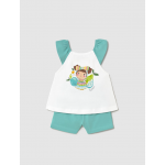 Mayoral Σετ σορτς και μπλούζα μεταξοτυπία αχάτης πράσινο 25-01234-095 Mayoral Σετ σορτς και μπλούζα μεταξοτυπία αχάτης πράσινο 25-01234-095