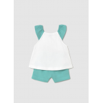 Mayoral Σετ σορτς και μπλούζα μεταξοτυπία αχάτης πράσινο 25-01234-095 Mayoral Σετ σορτς και μπλούζα μεταξοτυπία αχάτης πράσινο 25-01234-095