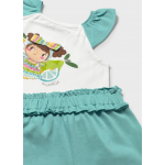 Mayoral Σετ σορτς και μπλούζα μεταξοτυπία αχάτης πράσινο 25-01234-095 Mayoral Σετ σορτς και μπλούζα μεταξοτυπία αχάτης πράσινο 25-01234-095