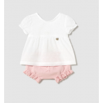Mayoral  Σετ σορτς με κάλυμμα για πάνα και μπλούζα Ροζ 25-01257-091