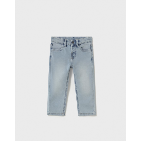 Mayoral Παντελονι μαλακο denim 5τσεπο Χλωριωμένο 25-01582-085