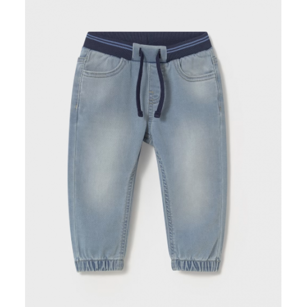 Mayoral Παντελονι soft denim jogger Χλωριωμένο 25-01583-085