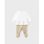 Mayoral Σετ φορμακι κλειστο πελμα μπεζ-25-01586-090 Mayoral Σετ φορμακι κλειστο πελμα μπεζ-25-01586-090