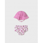 Mayoral Σετ 2 τεμ μαγιο καπελο Ροδοπέταλο-25-01620-078