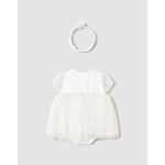 Mayoral Φορμάκι με κορδέλα τούλι Σαμπανιζέ 25-01659-032 Mayoral Φορμάκι με κορδέλα τούλι Σαμπανιζέ 25-01659-032