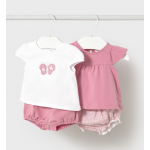 Mayoral Σετ μακο 4 τεμαχια Ροδι 25-01663-029 Mayoral Σετ μακο 4 τεμαχια Ροδι 25-01663-029