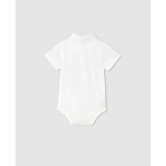 Mayoral Κορμάκι γιακάς πόλο λευκό 25-01744-065