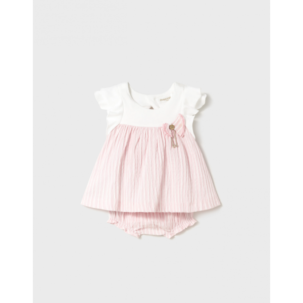 Mayoral Φόρεμα με κάλυμμα για πάνα συνδυασμένο -25-01845-083