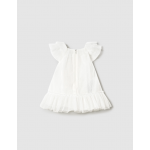 Mayoral Φόρεμα τούλι Κρεμ 25-01850-020