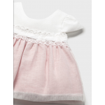 Mayoral Φόρεμα με κάλυμμα για πάνα συνδυασμένο ροζ μπεμπε-25-01857-020 Mayoral Φόρεμα με κάλυμμα για πάνα συνδυασμένο ροζ μπεμπε-25-01857-020