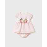 Mayoral Φόρεμα με κάλυμμα για πάνα και ζωνάκι ροζ μπεμπε-25-01860-028 Mayoral Φόρεμα με κάλυμμα για πάνα και ζωνάκι ροζ μπεμπε-25-01860-028