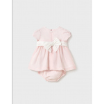 Mayoral Φόρεμα με κάλυμμα για πάνα και ζωνάκι ροζ μπεμπε-25-01860-028 Mayoral Φόρεμα με κάλυμμα για πάνα και ζωνάκι ροζ μπεμπε-25-01860-028